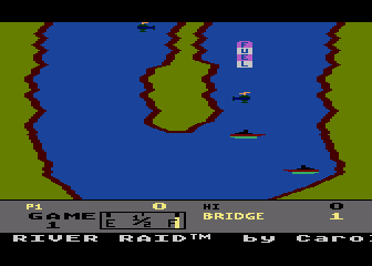 River Raid screenshot 2 for Atari 5200
